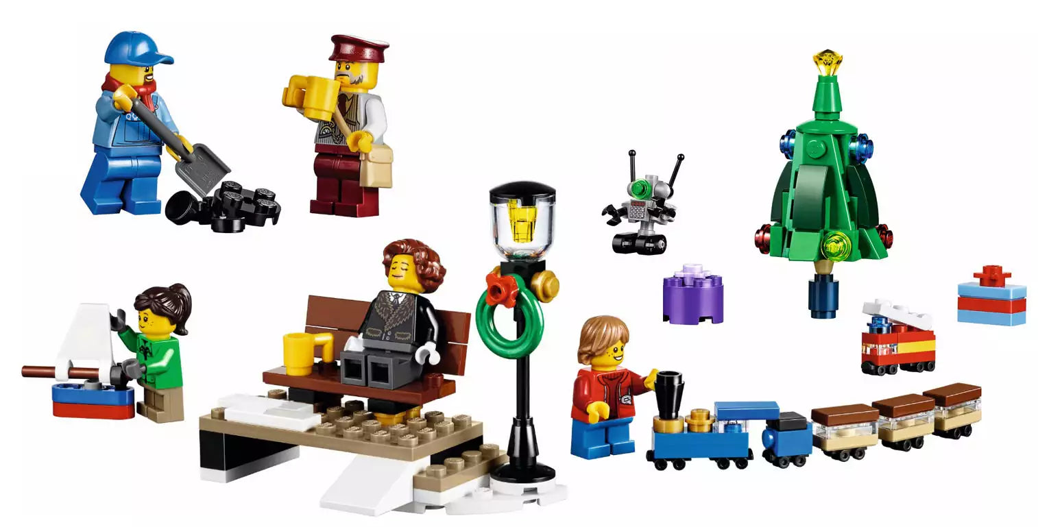 LEGO Creator 10254 Festlicher Weihnachtszug, Minifiguren