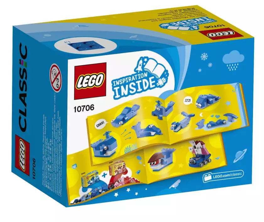 LEGO Classic 10706 Kreativ-Box Blau, Box Rückansicht