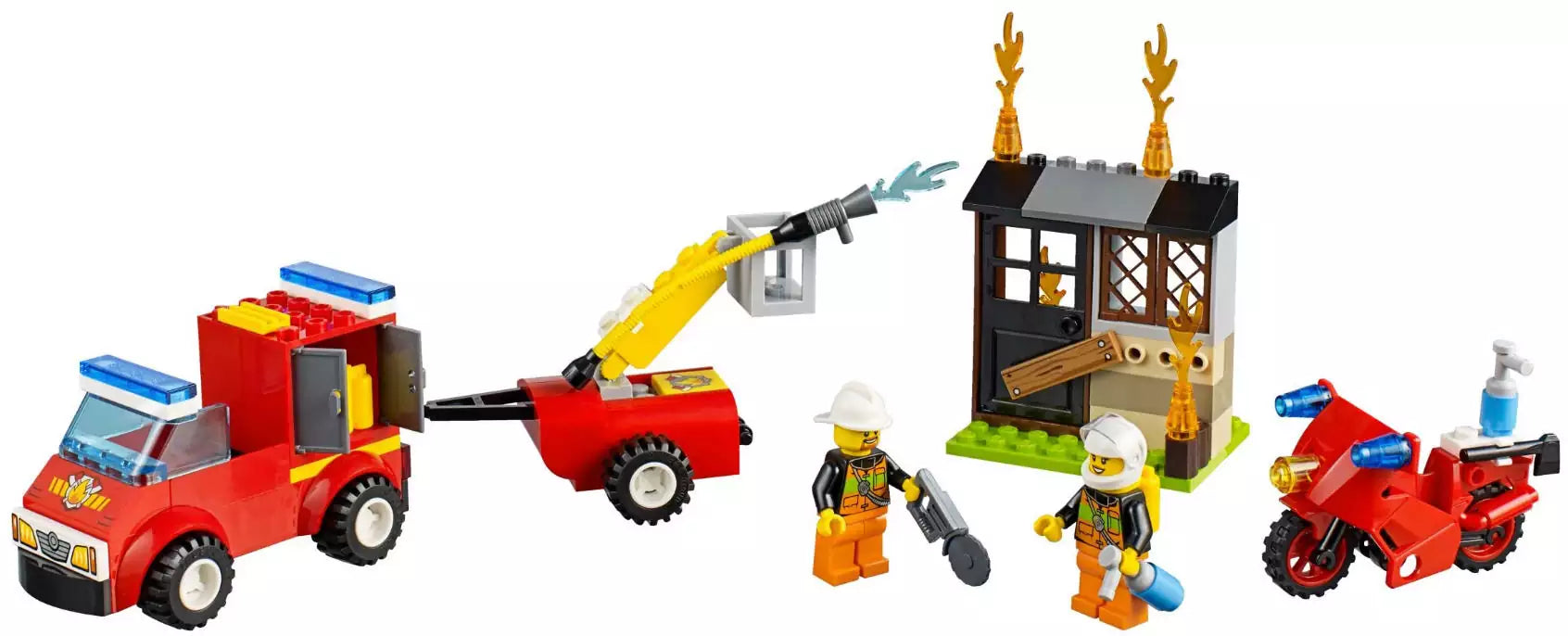 LEGO Juniors 10740 Löschtrupp-Koffer, Inhalt