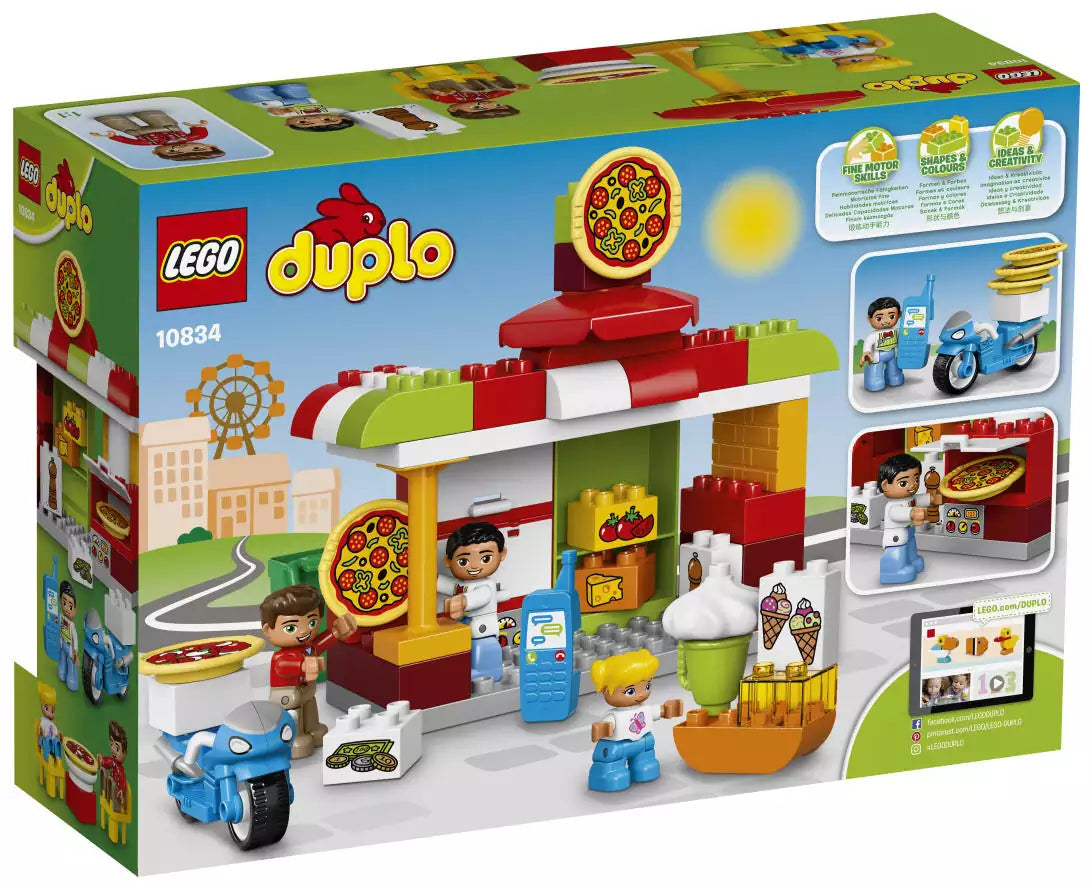 LEGO DUPLO 10834 Pizzeria, Box Rückansicht