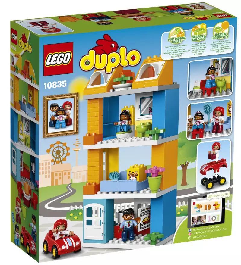LEGO DUPLO 10835 Familienhaus, Box Rückansicht
