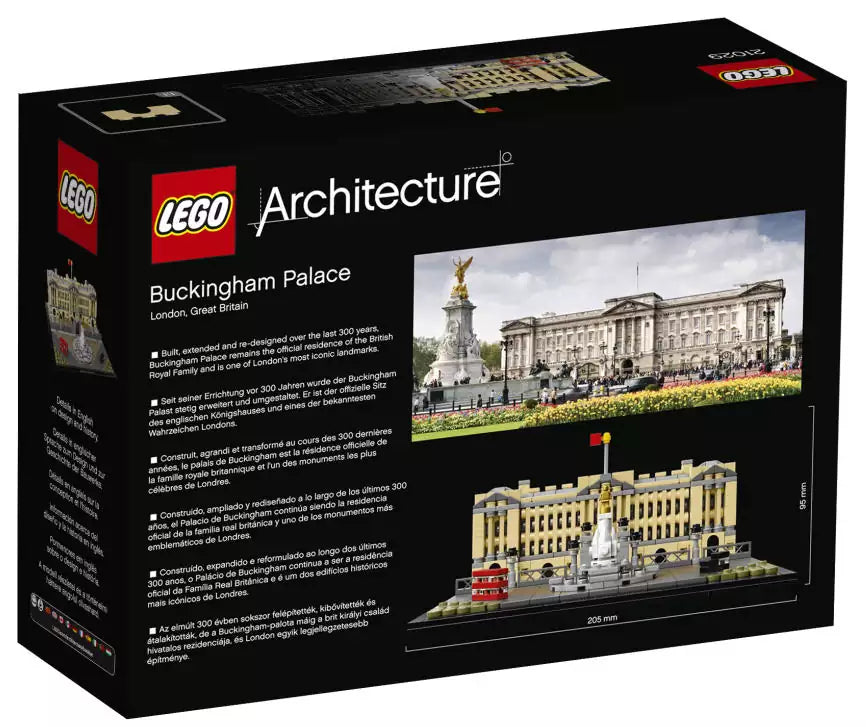LEGO Architecture 21029 Der Buckingham-Palast, Box Rückansicht