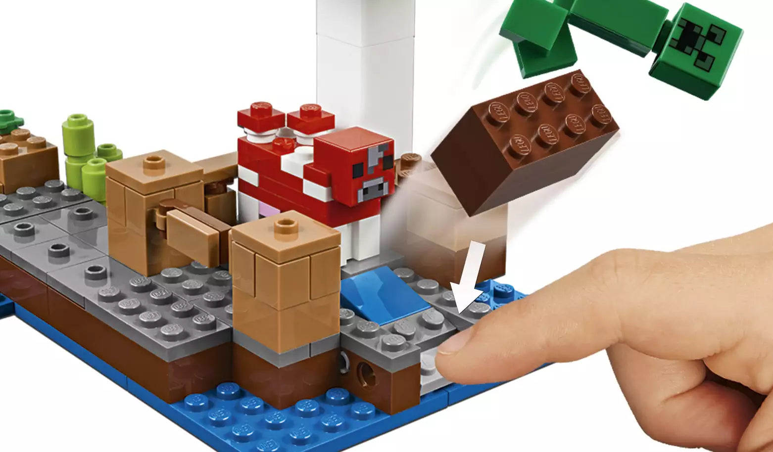 LEGO Minecraft 21129 Die Pilzinsel, Detail 1