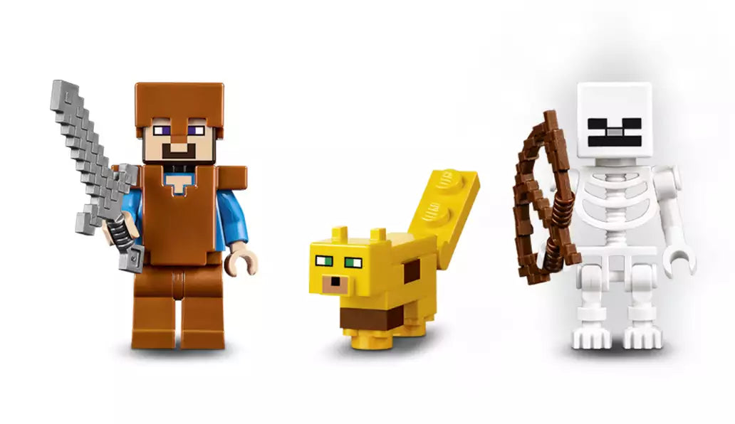 LEGO Minecraft 21132 Der Dschungeltempel, Minifiguren