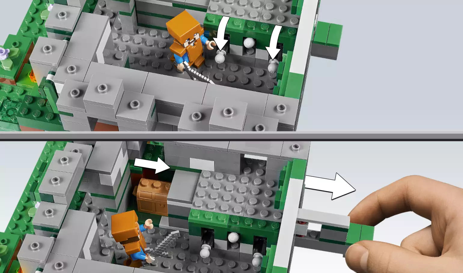 LEGO Minecraft 21132 Der Dschungeltempel, Detail 2