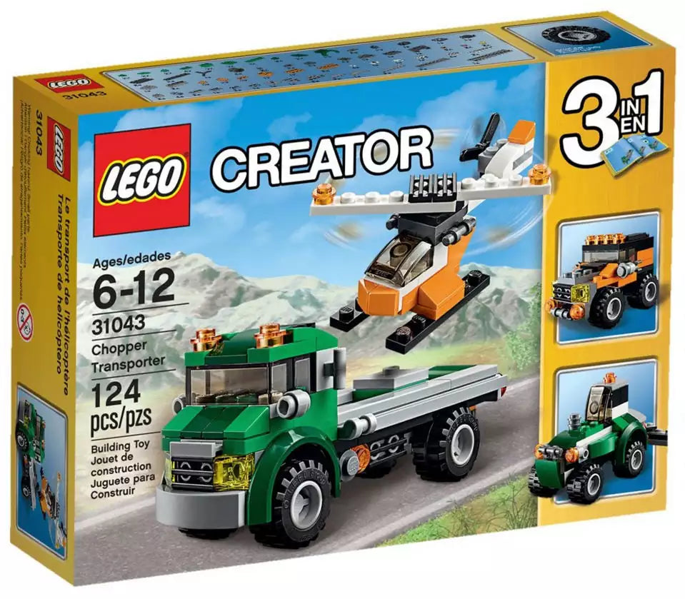LEGO Creator 31043 Hubschrauber Transporter
