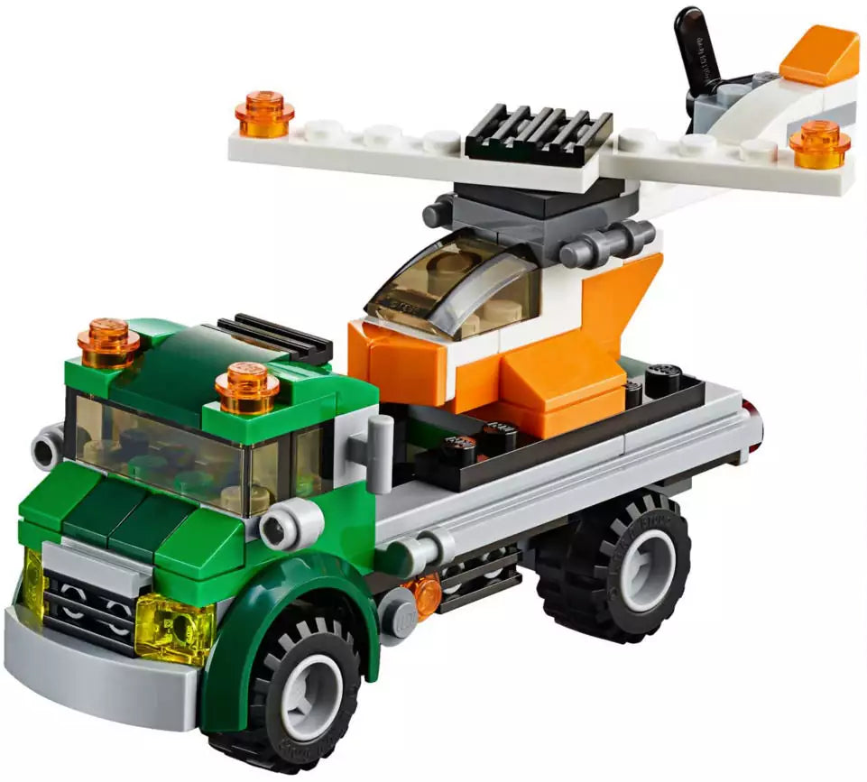 LEGO Creator 31043 Hubschrauber Transporter, Inhalt