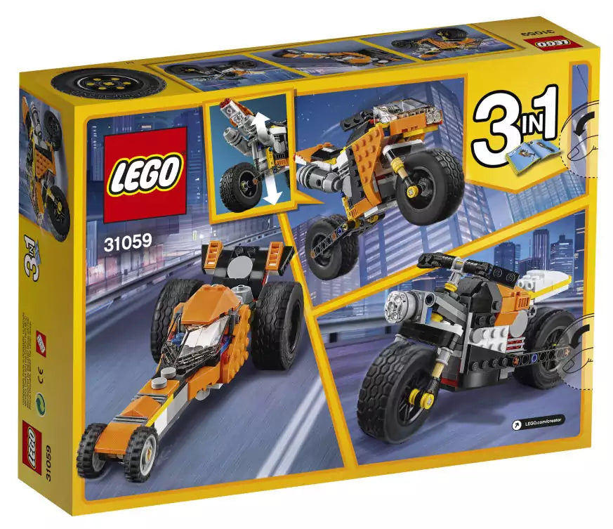 LEGO Creator 31059 Straßenrennmaschine, Box Rückansicht