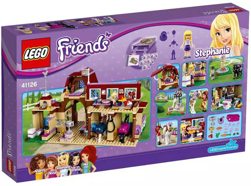 LEGO Friends 41126 Heartlake Reiterhof, Box Rückansicht