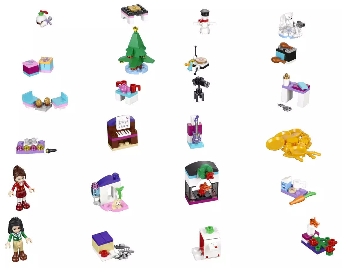 LEGO Friends 41131 Adventskalender, Inhalt