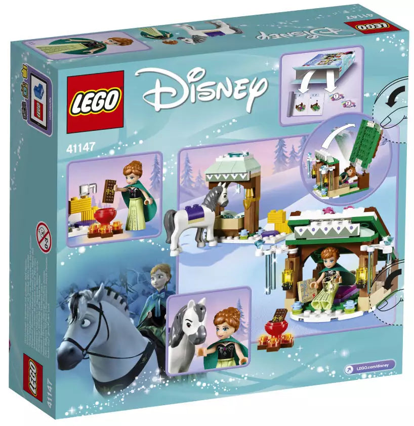 LEGO Disney Princess 41147 Annas eisiges Abenteuer, Box Rückansicht