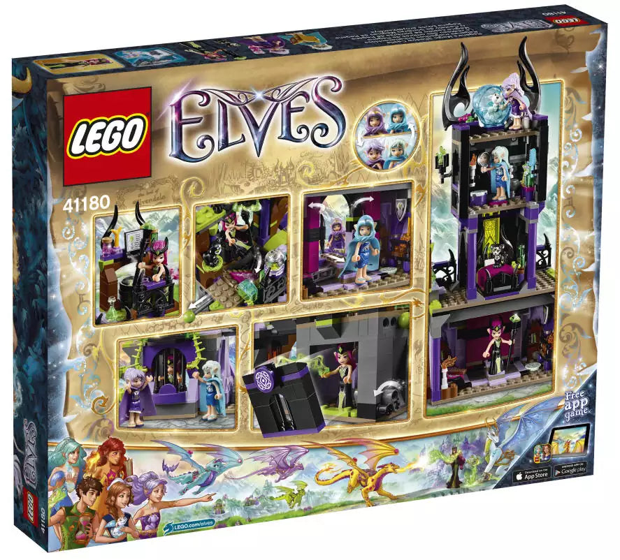 LEGO Elves 41180 Raganas magisches Schattenschloss, Box Rückansicht
