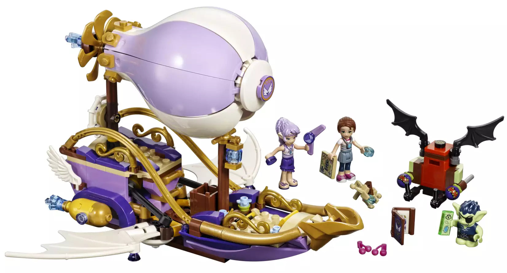 LEGO Elves 41184 Airas Luftschiff und die Jagd nach dem Amulett, Inhalt