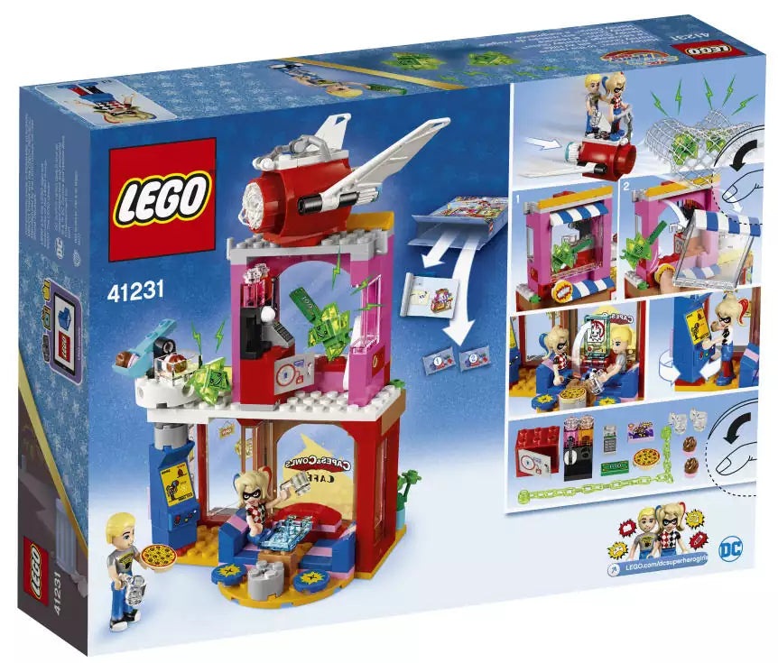 LEGO Super Hero Girls 41231 Harley Quinn eilt zu Hilfe, Box Rückansicht