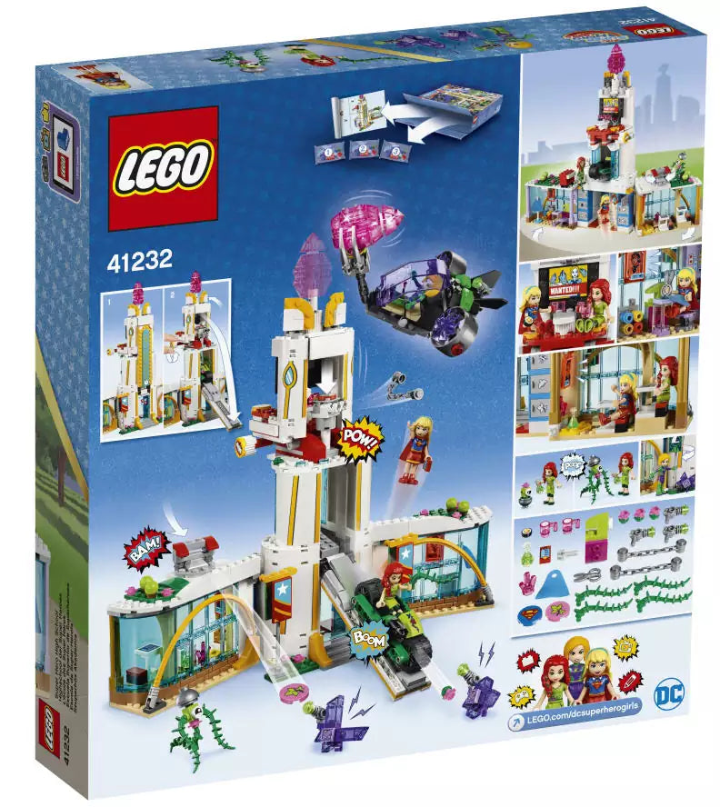 LEGO Super Hero Girls 41232 Highschool der Super Heroes, Box Rückansicht