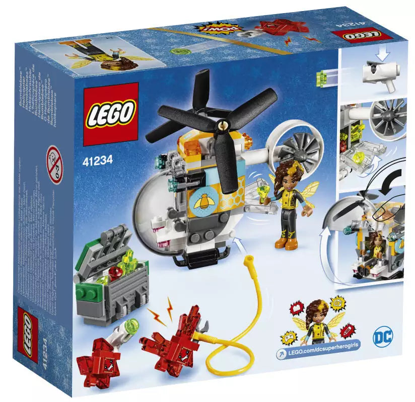 LEGO Super Hero Girls 41234 Bumblebees Hubschrauber, Box Rückansicht