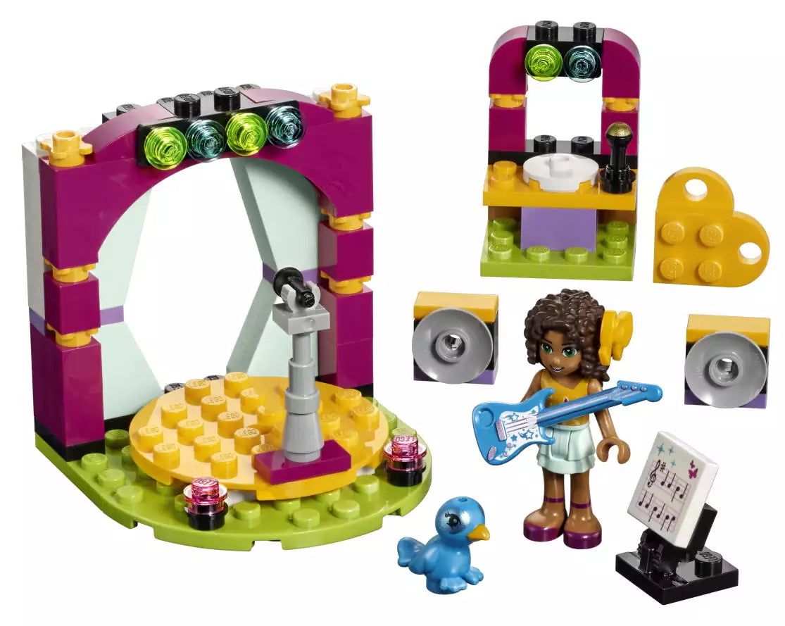 LEGO Friends 41309 Andreas Showbühne, Inhalt