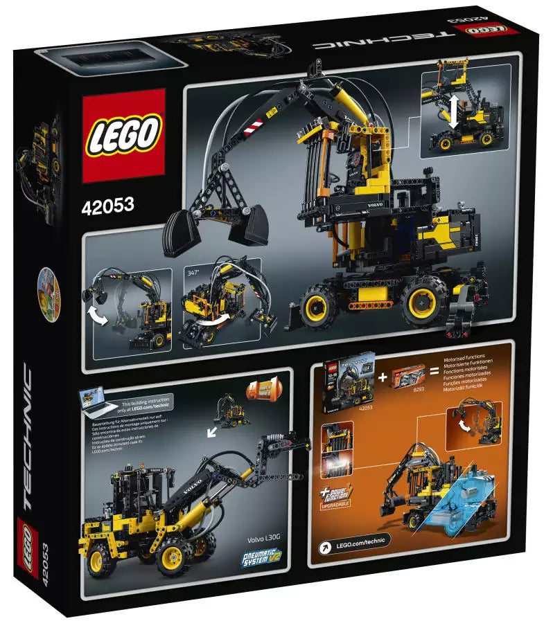 LEGO Technic 42053 Volvo EW160E, Box Rückansicht