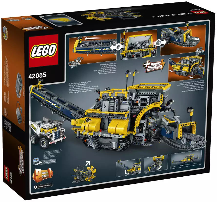 LEGO Technic 42055 Schaufelradbagger, Box Rückansicht