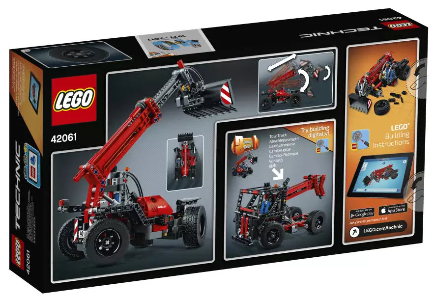 LEGO Technic 42061 Teleskoplader, Box Rückansicht