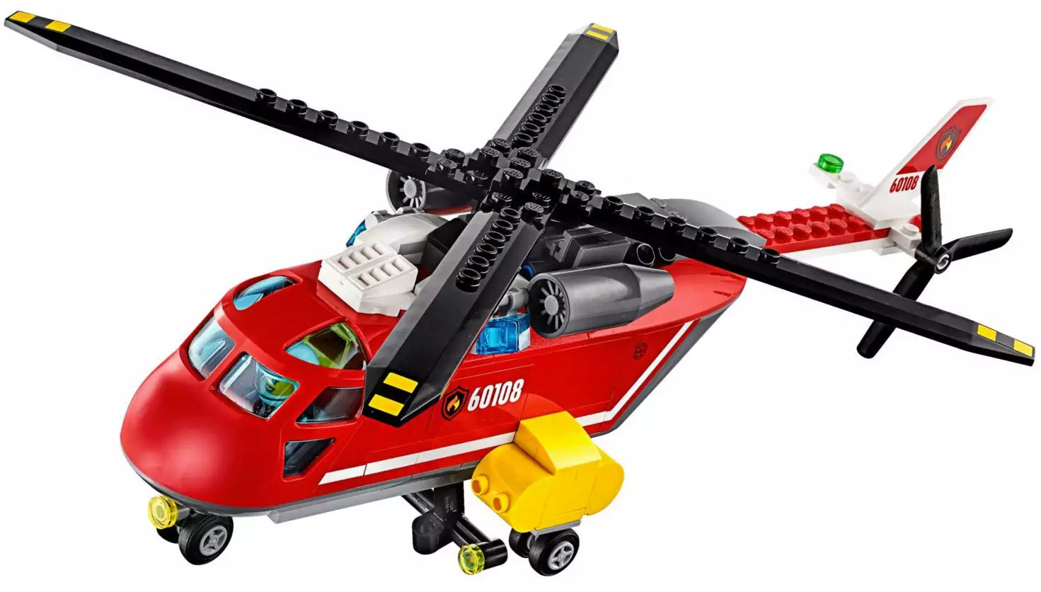 LEGO City 60108 Feuerwehr-Löscheinheit, Brandherd