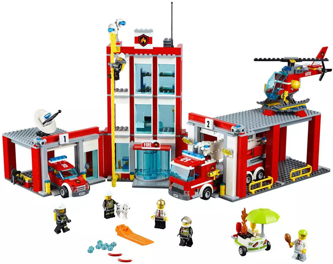 LEGO City 60110 Große Feuerwehrstation, Inhalt