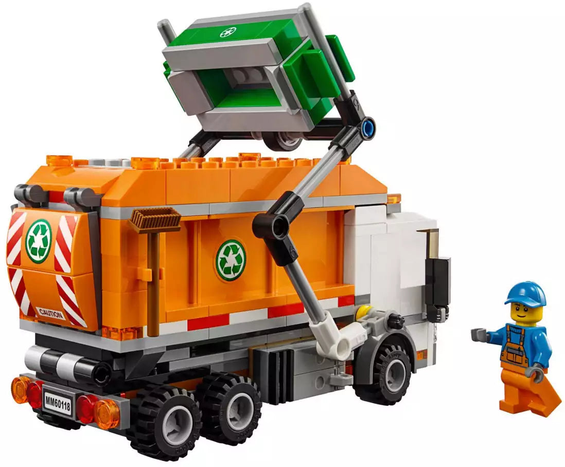 LEGO City 60118 Müllabfuhr, abkippen