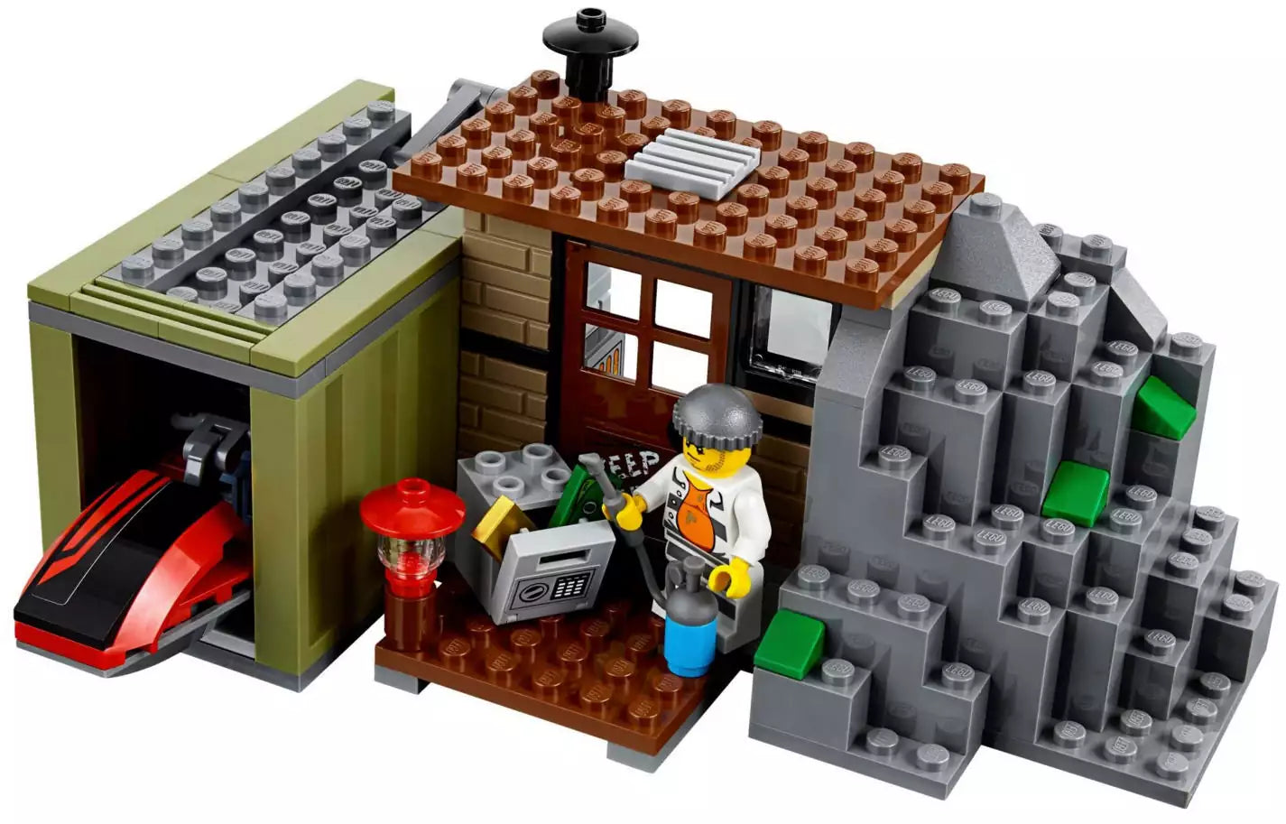 LEGO City 60131 Gaunerinsel, Detail 1