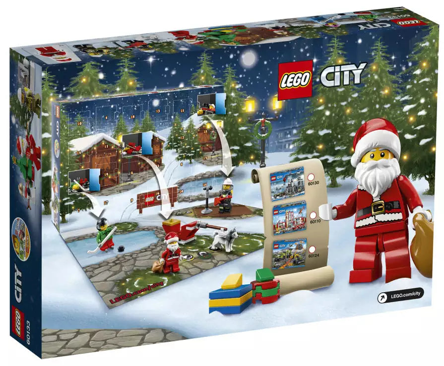 LEGO City 60133 Adventskalender 2016, Box Rückansicht