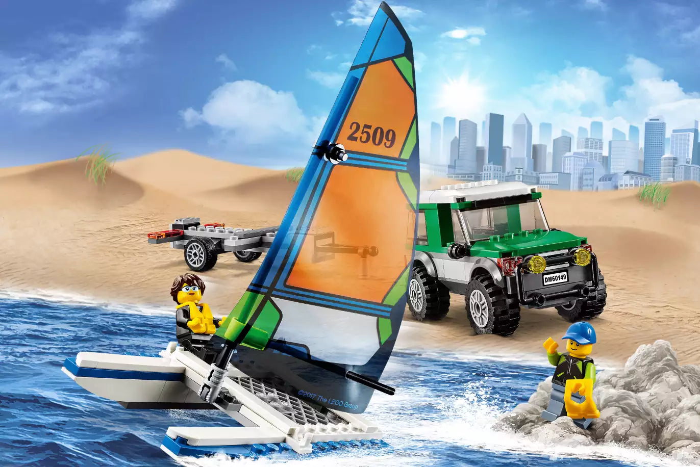 LEGO City 60149 Geländewagen mit Katamaran