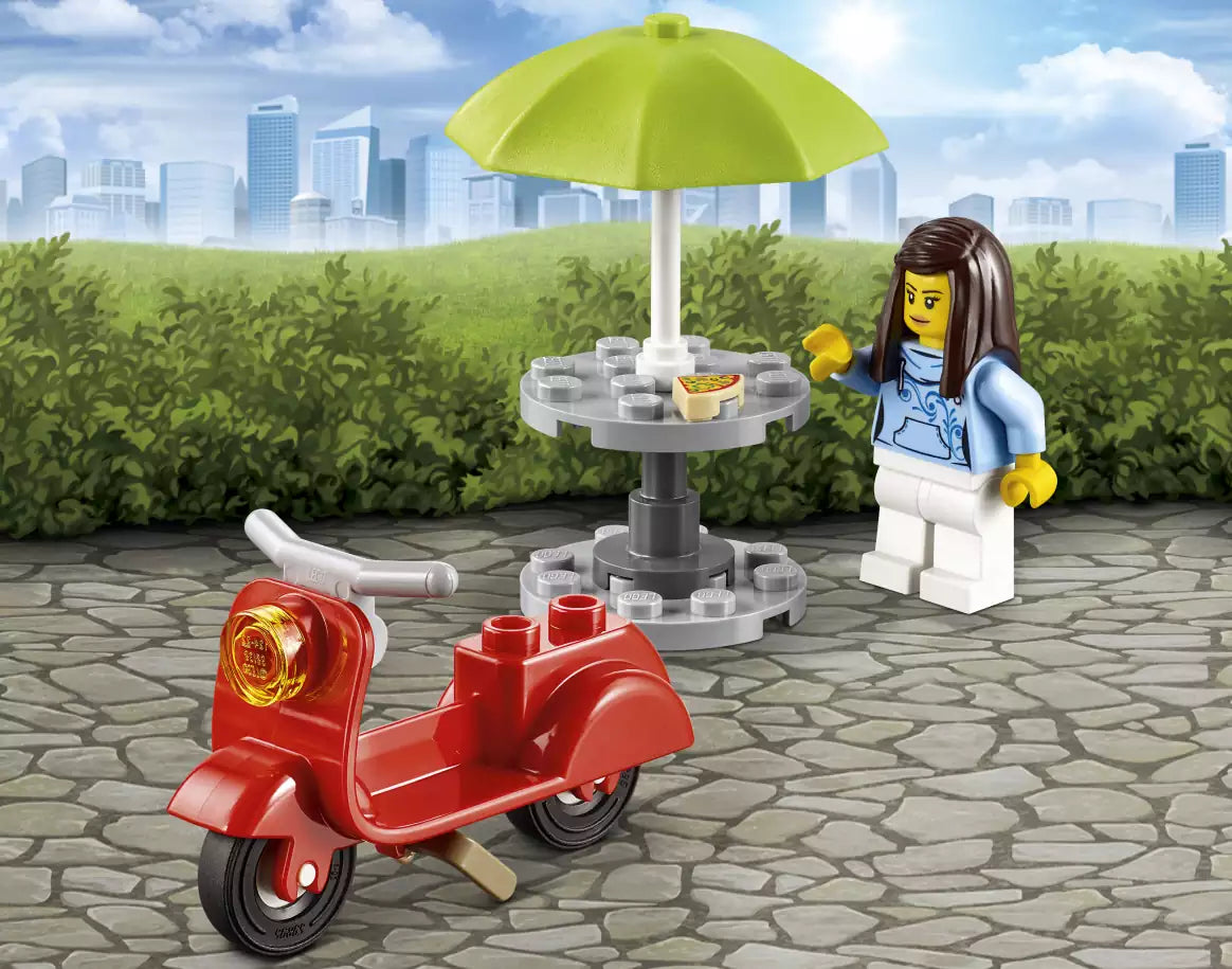 LEGO City 60150 Pizzawagen, Detail 2