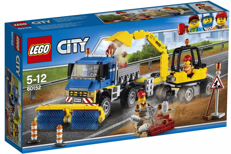 LEGO City 60152 Straßenreiniger und Bagger