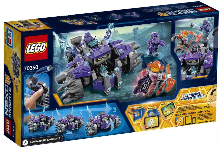 LEGO Nexo Knights 70350 Triple-Rocker, Box Rückansicht