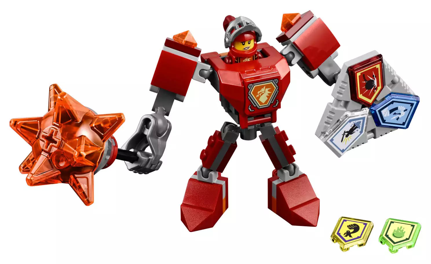 LEGO Nexo Knights 70363 Action Macy, Box Rückansicht