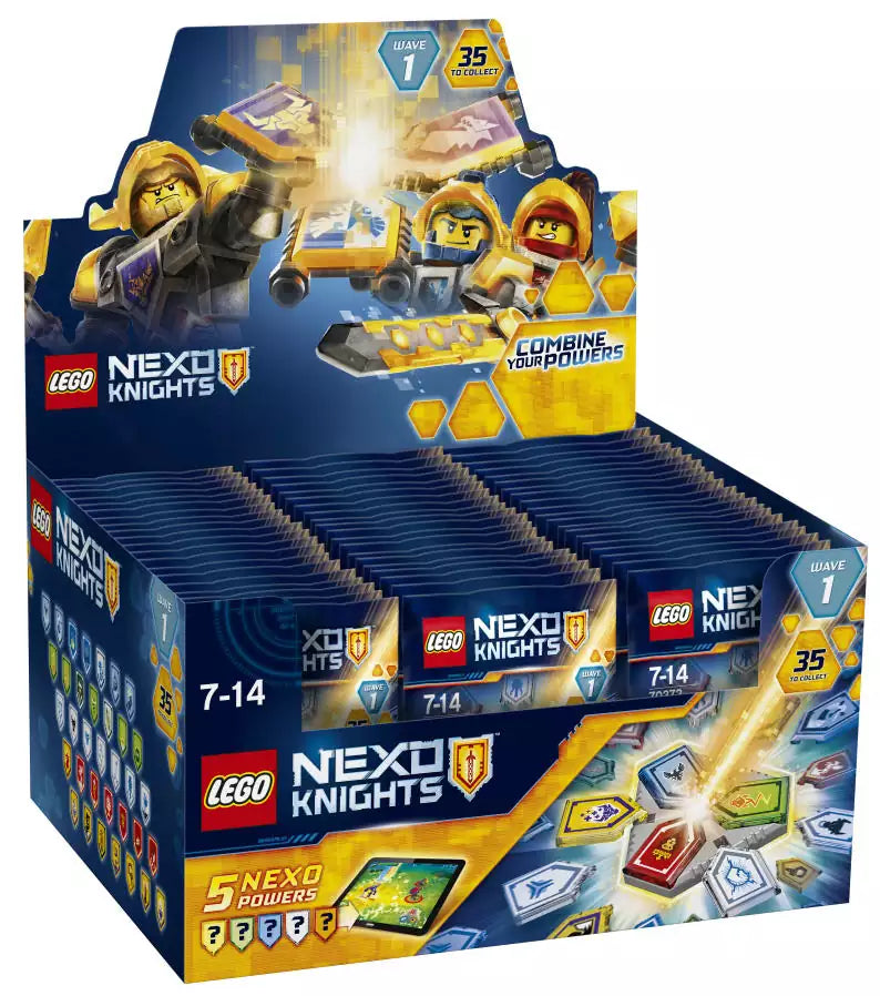LEGO Nexo Knights 70372 NEXO Kräfte, komplettes Display mit 45 Tütchen, werksversiegelt