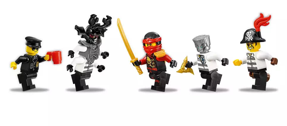 LEGO Ninjago 70591 Kryptarium-Gefängnisausbruch, Minifiguren