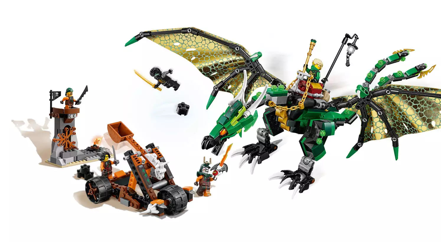 LEGO Ninjago 70593 Der Grüne Energie-Drache, Detail 1
