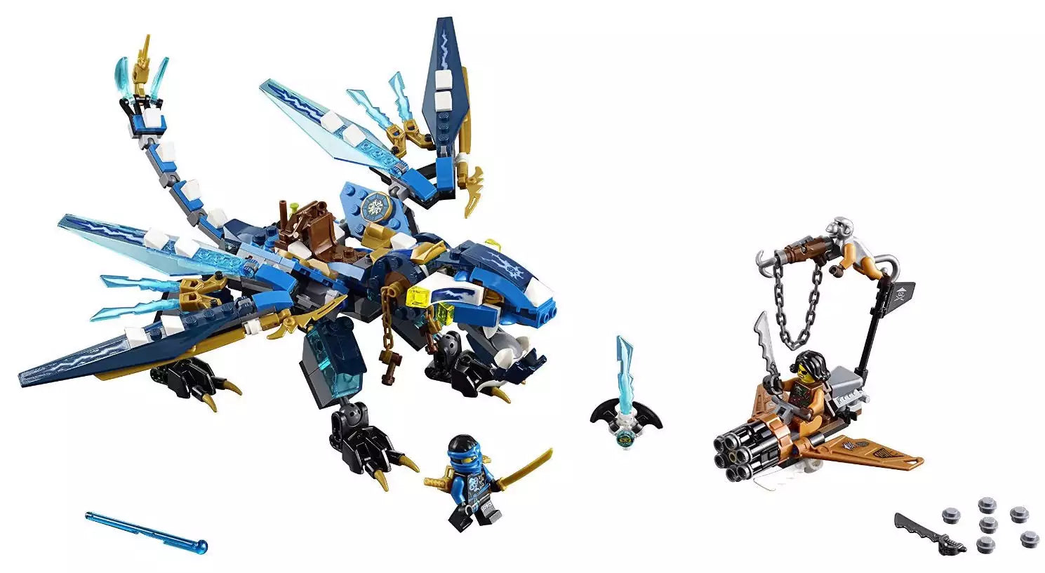 LEGO Ninjago 70602 Jays Elementardrache, Inhalt
