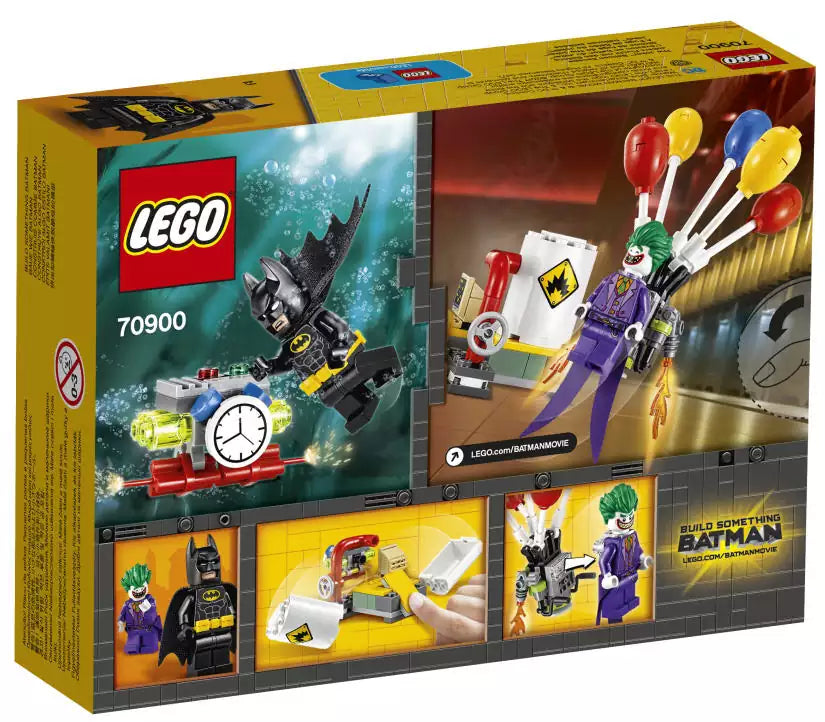 The LEGO Batman Movie 70900 Jokers Flucht mit den Ballons, Box Rückansicht