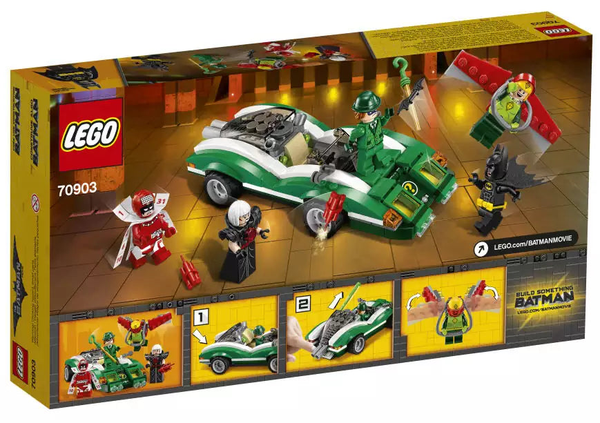 The LEGO Batman Movie 70903 Riddle Racer, Box Rückansicht