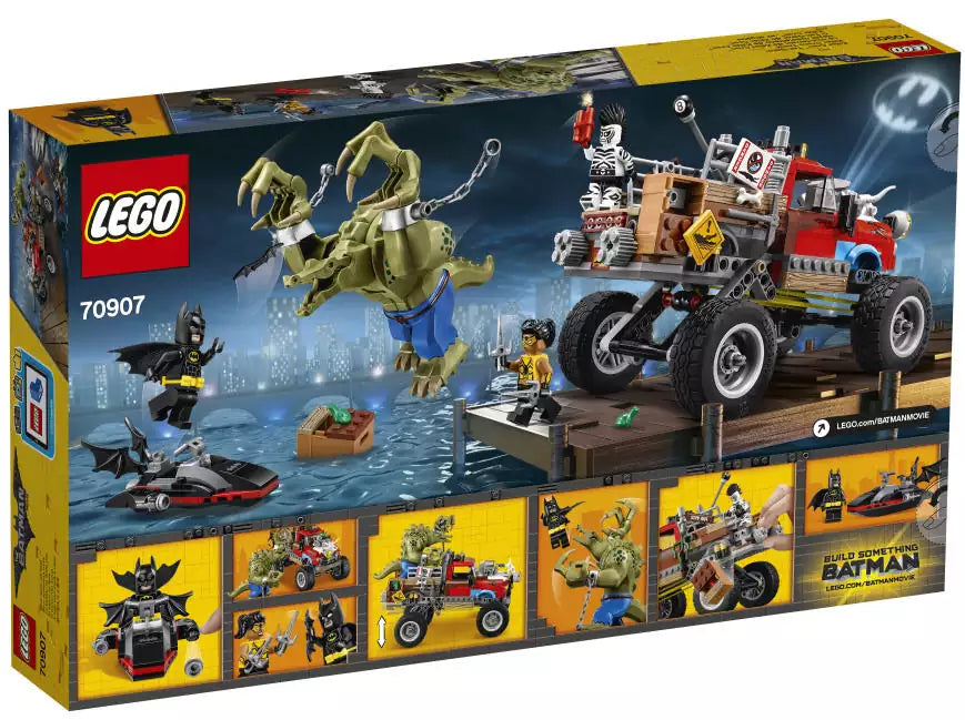 The LEGO Batman Movie 70907 Killer Crocs Truck, Box Rückansicht