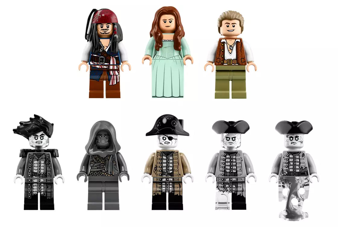 LEGO Pirates of the Caribbean 71042 Silent Mary, Minifiguren