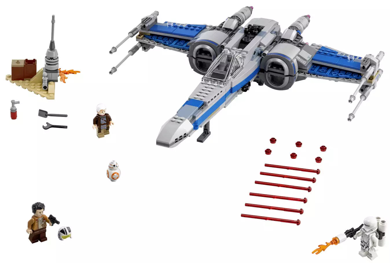 LEGO Star Wars 75149 Resistance X-Wing Fighter, Inhalt