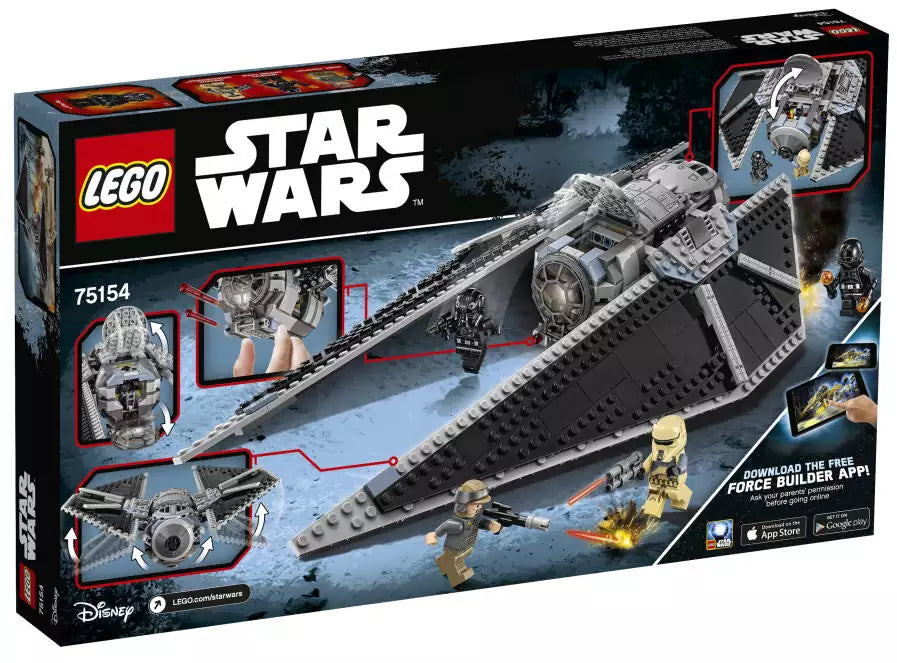 LEGO Star Wars 75154 TIE Striker, Box Rückansicht
