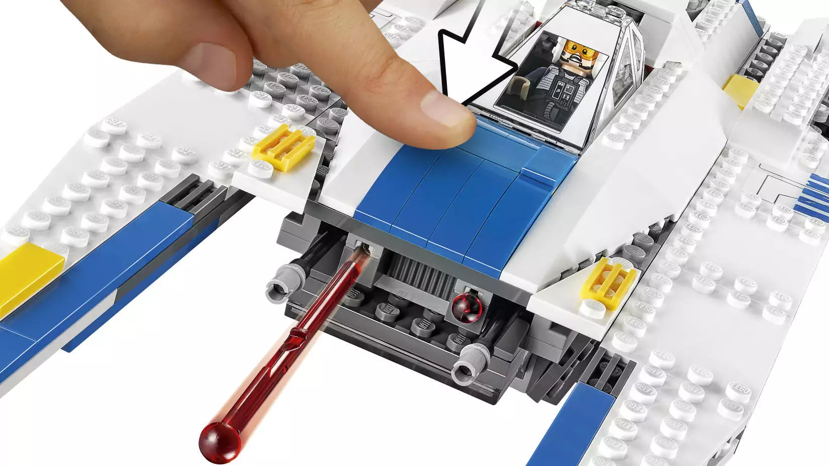 LEGO Star Wars 75155 Rebel U-Wing Fighter, Detail 1