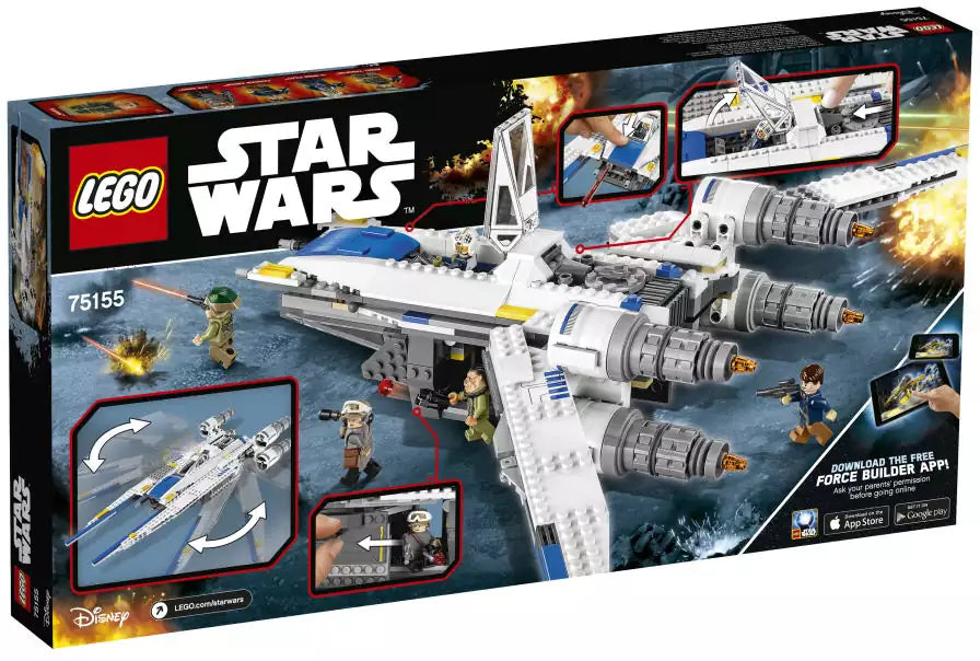 LEGO Star Wars 75155 Rebel U-Wing Fighter, Box Rückansicht