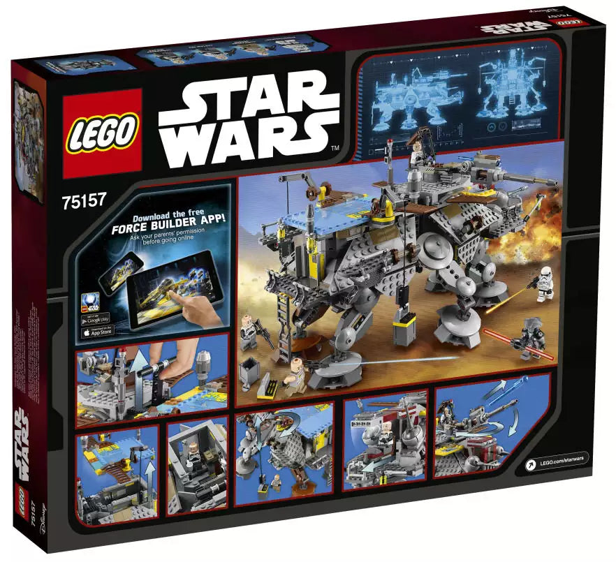 LEGO Star Wars 75157 Captain Rexs AT-TE, Box Rückansicht