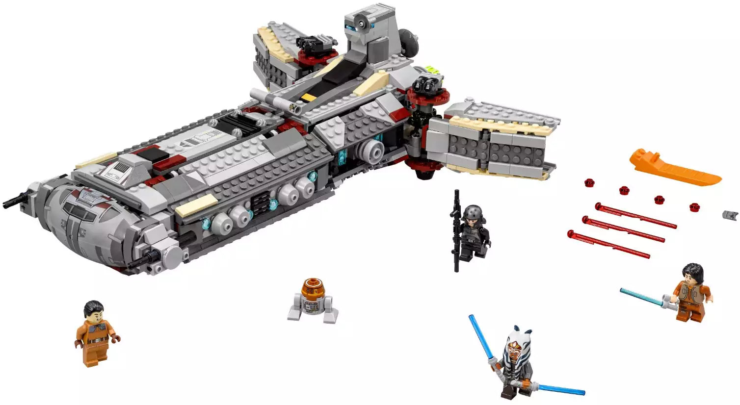 LEGO Star Wars 75158 Rebel Combat Frigate, Inhalt