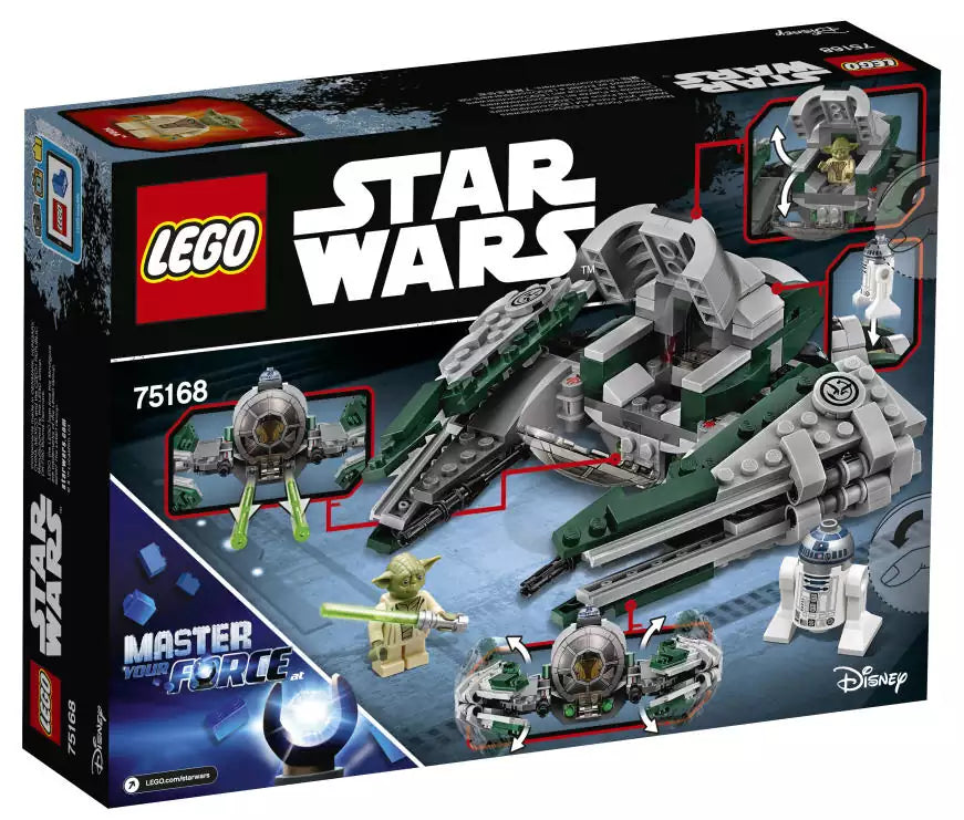 LEGO Star Wars 75168 Yodas Jedi Starfighter, Box Rückansicht