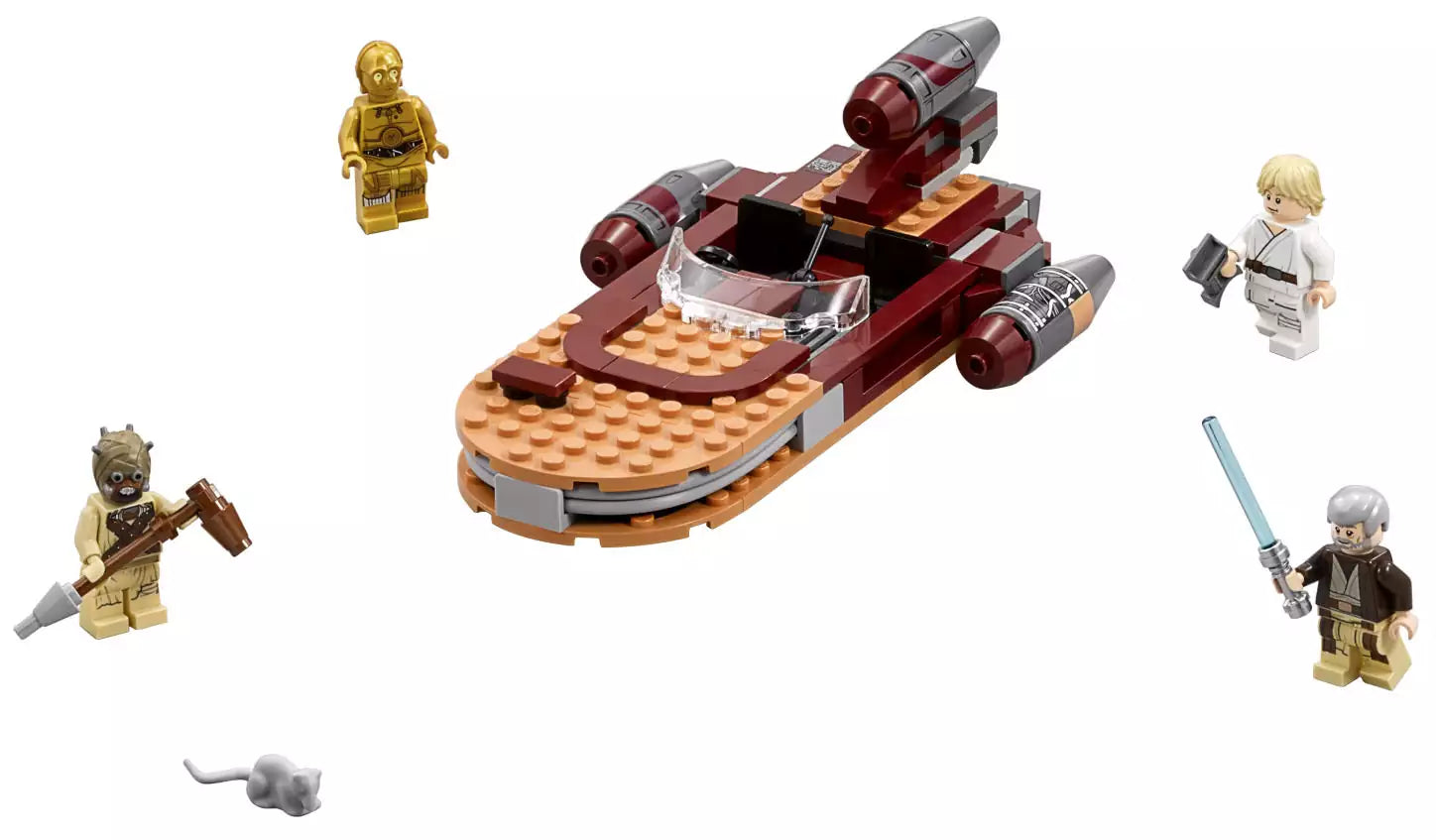 LEGO Star Wars 75173 Lukes Landspeeder, Inhalt